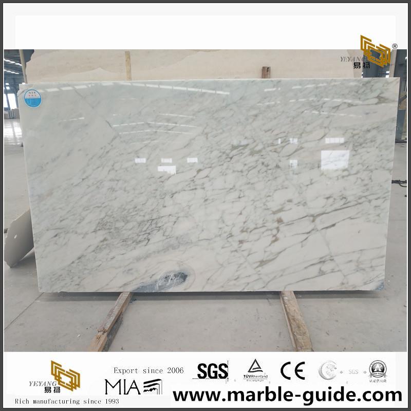 แผ่นหินอ่อนหินอ่อนสีขาวของหยก 1 Top White Jade Marble Slabs 1