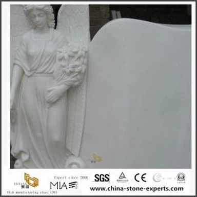 การออกแบบเทอร์รี่แองเจิลสีขาวราคาถูกสำหรับหลุมฝังศพที่มีราคาไม่แพง