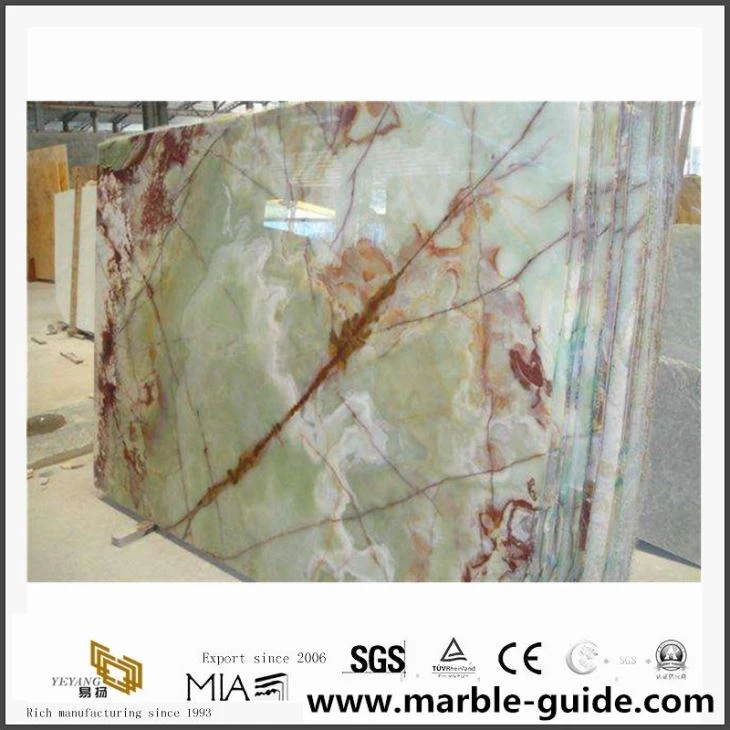 Natural Stone Luxury Onyx Green Marble New Popular Green Marble Slab