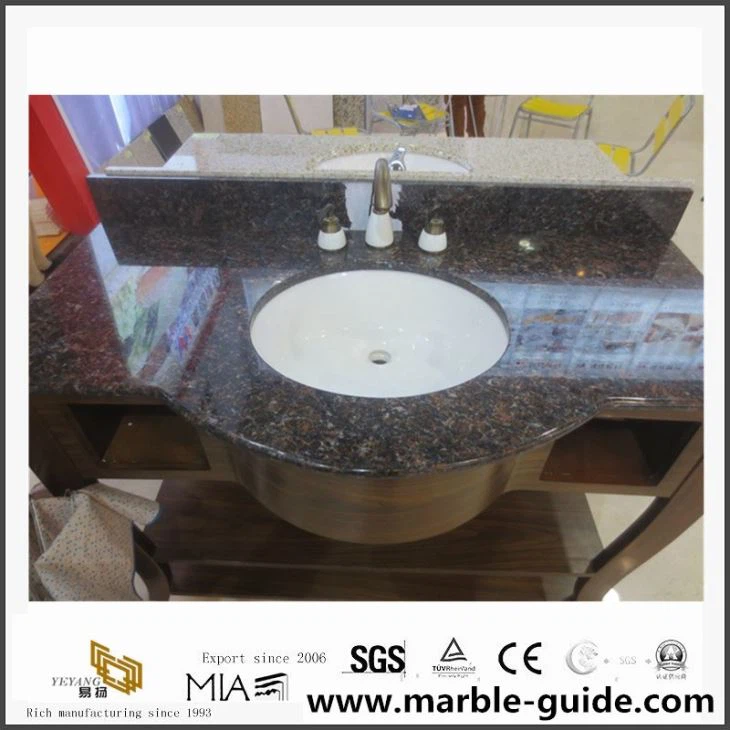 เคาน์เตอร์อ่างล้างหน้าหินแกรนิตสำหรับห้องน้ำ