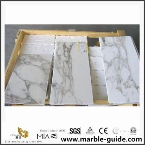 กระเบื้องหินอ่อนธรรมชาติ Calacatta Vagli ขัดเงา
