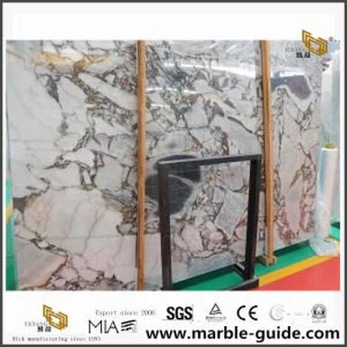 White Titanic Storm แผ่นหินอ่อนสำหรับ Contertop