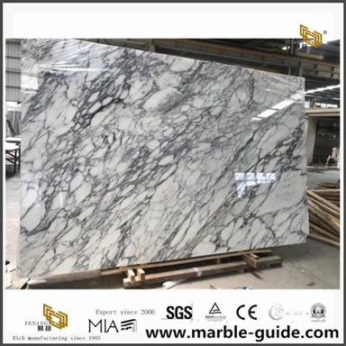 แผ่นหินอ่อนขนาดใหญ่ของ Arabescato สำหรับห้องน้ำ