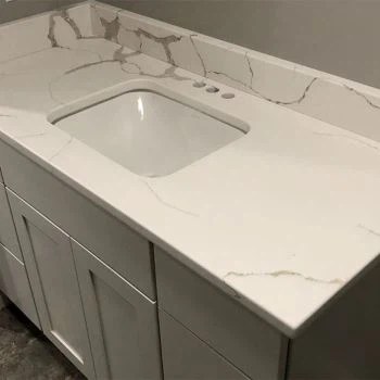 Calacatta Quartz Vanity สุดยอดสำหรับห้องน้ำ
