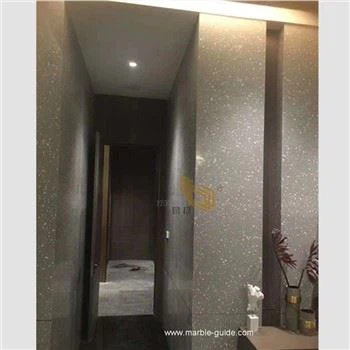 กาบผนังหินขัดสีเทาอ่อน