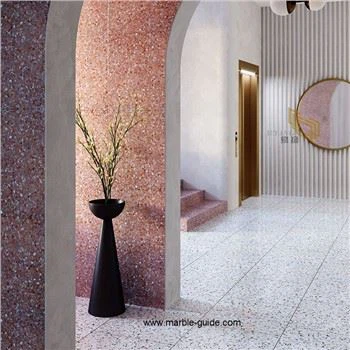ภาพถ่ายการออกแบบพื้น Terrazzo