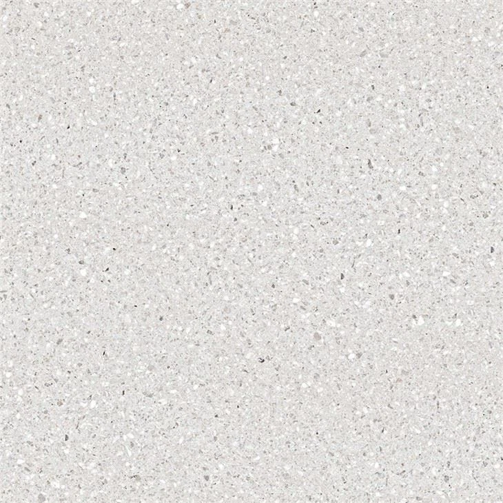 White Terrazzo Sintered Stone Flooring
