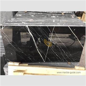 Nero Marquina สีดำหินอ่อนขัดเงาสำหรับพื้นและผนัง